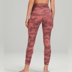 Lululemon Align Heritage Camo Brier Rose leggging